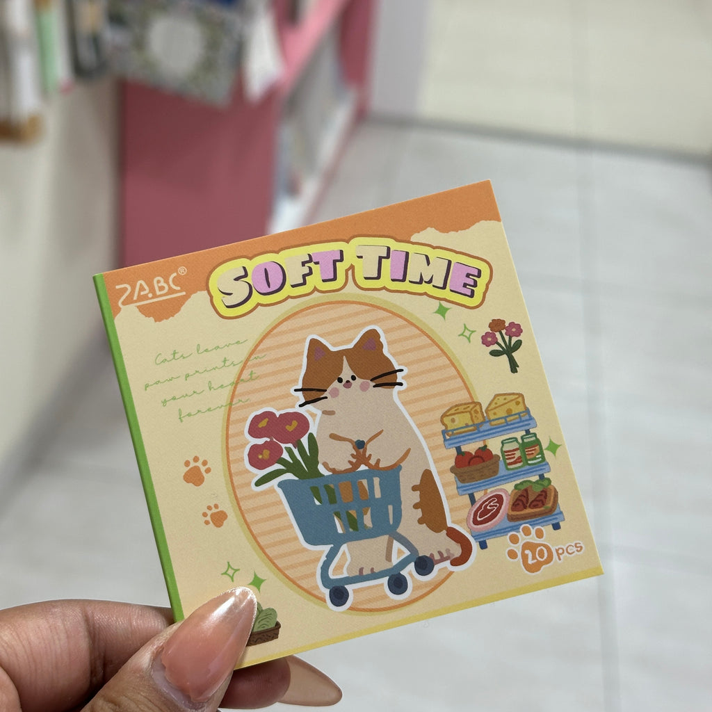 Mini libros de Stickers - Gatitos Situaciones Cotidianas
