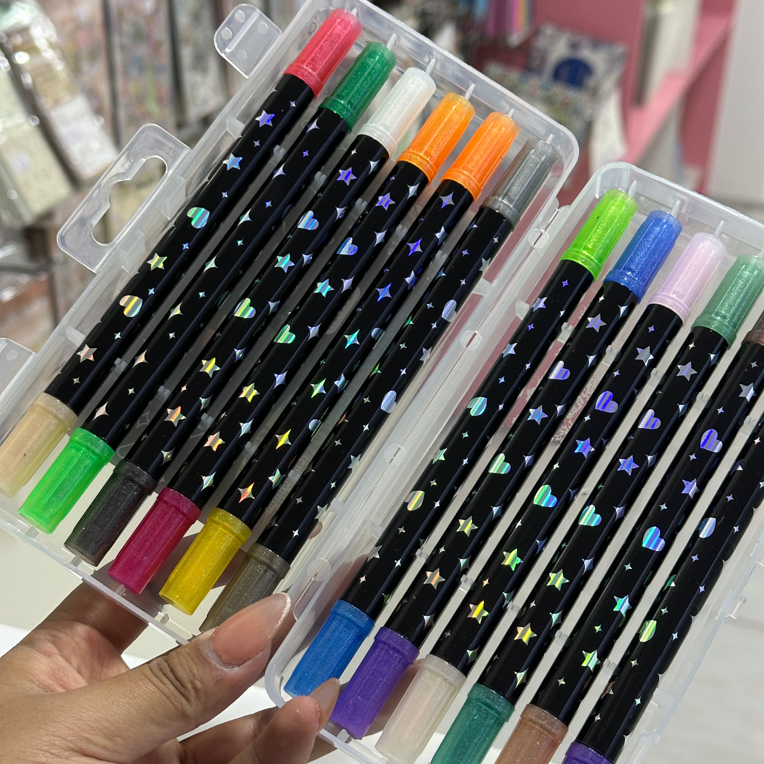 Marcadores glitter - 24 colores