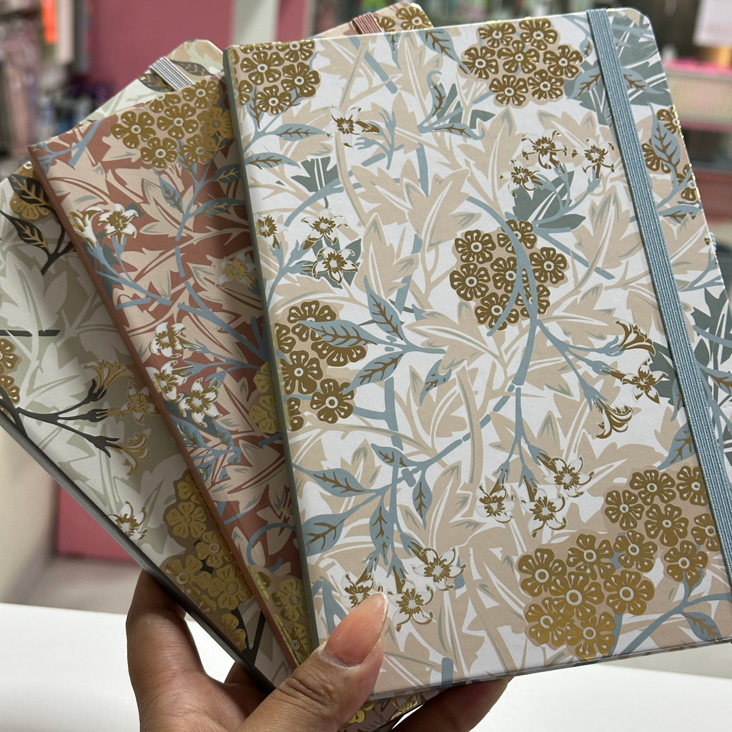 Libretas flores doradas -  Lineas