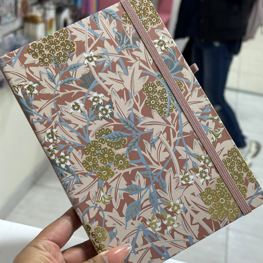 Libretas flores doradas -  Lineas