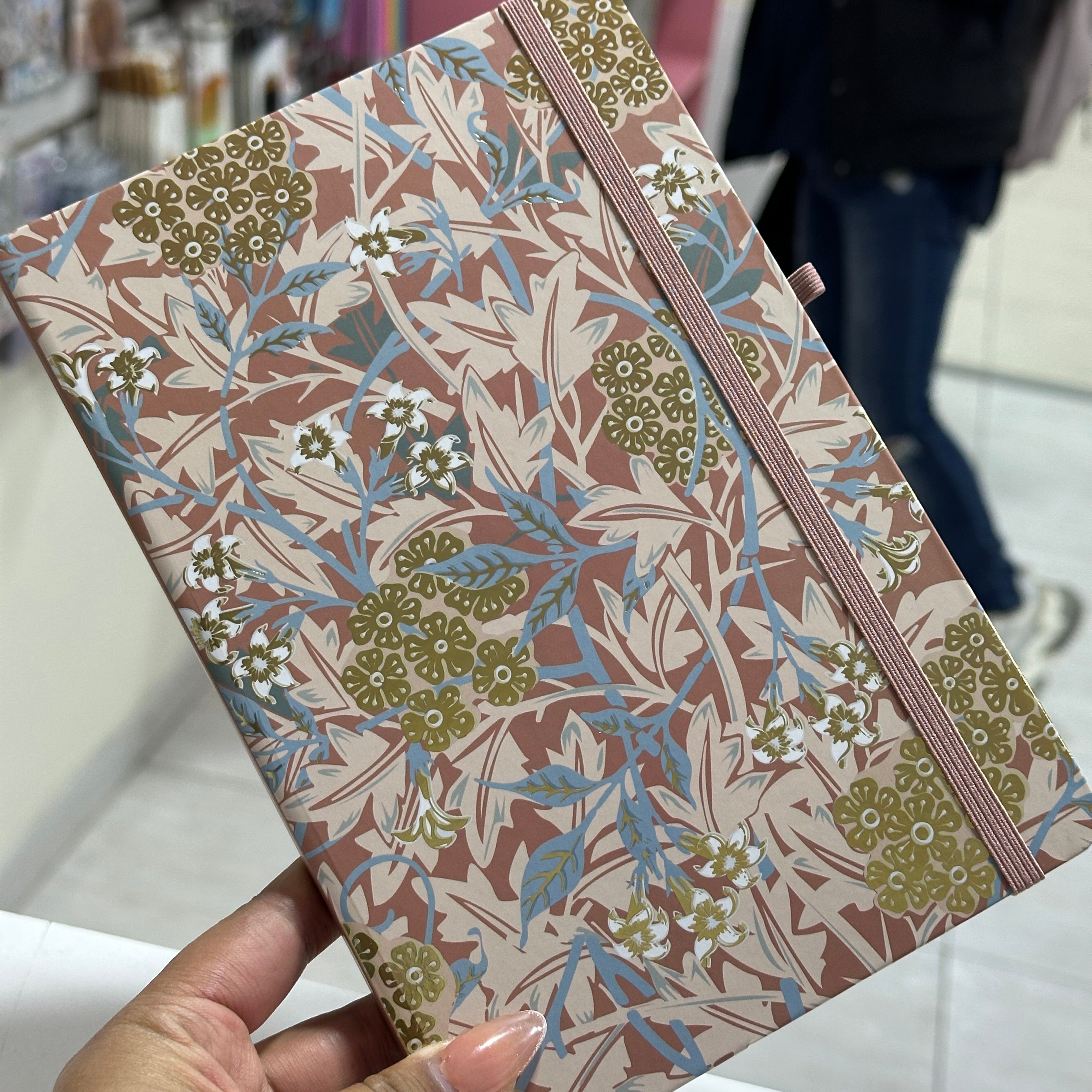 Libretas flores doradas -  Lineas