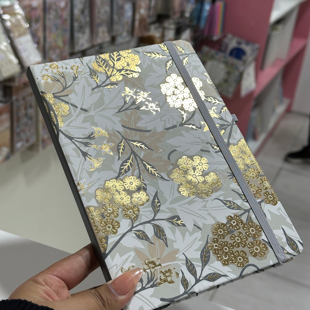 Libretas flores doradas -  Lineas