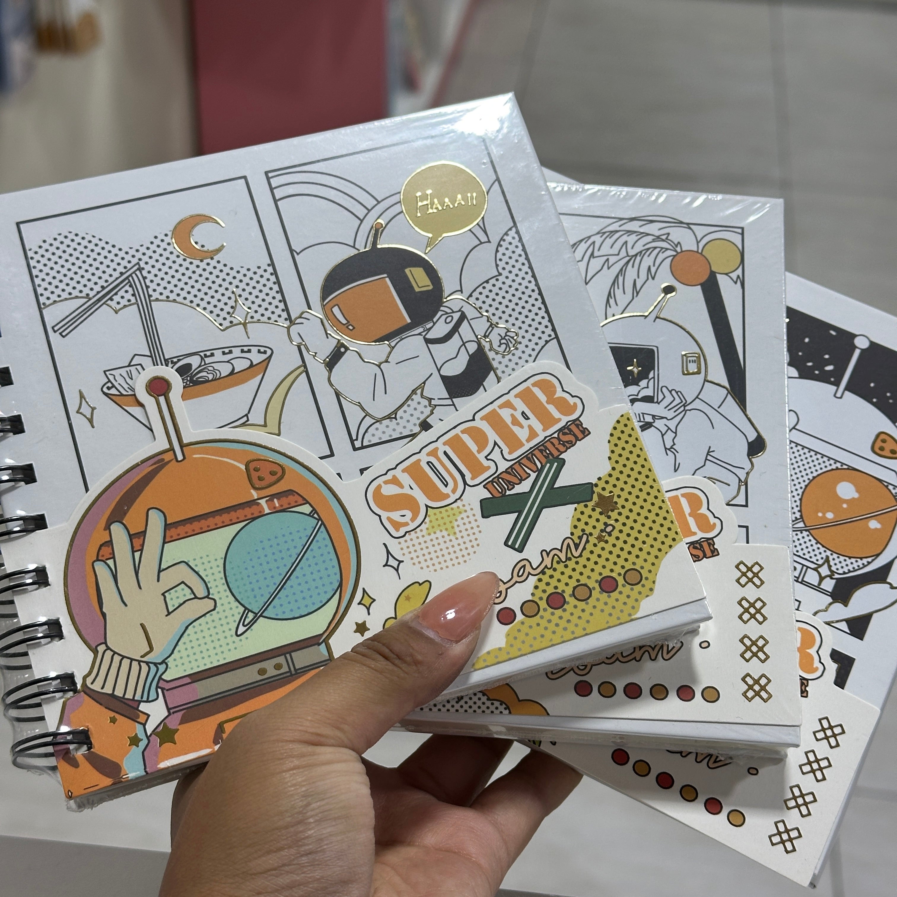 Libretas astronauta