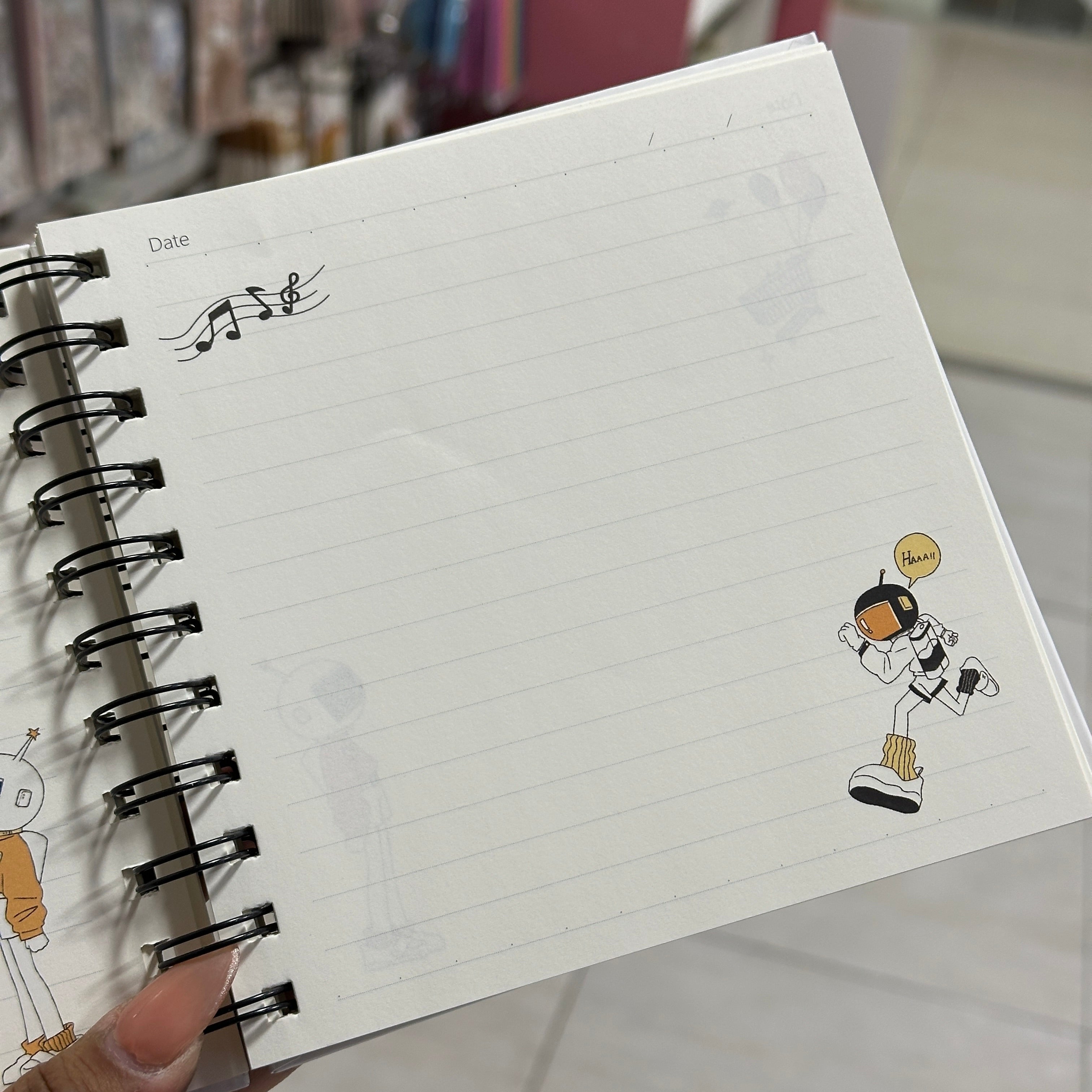 Libretas astronauta