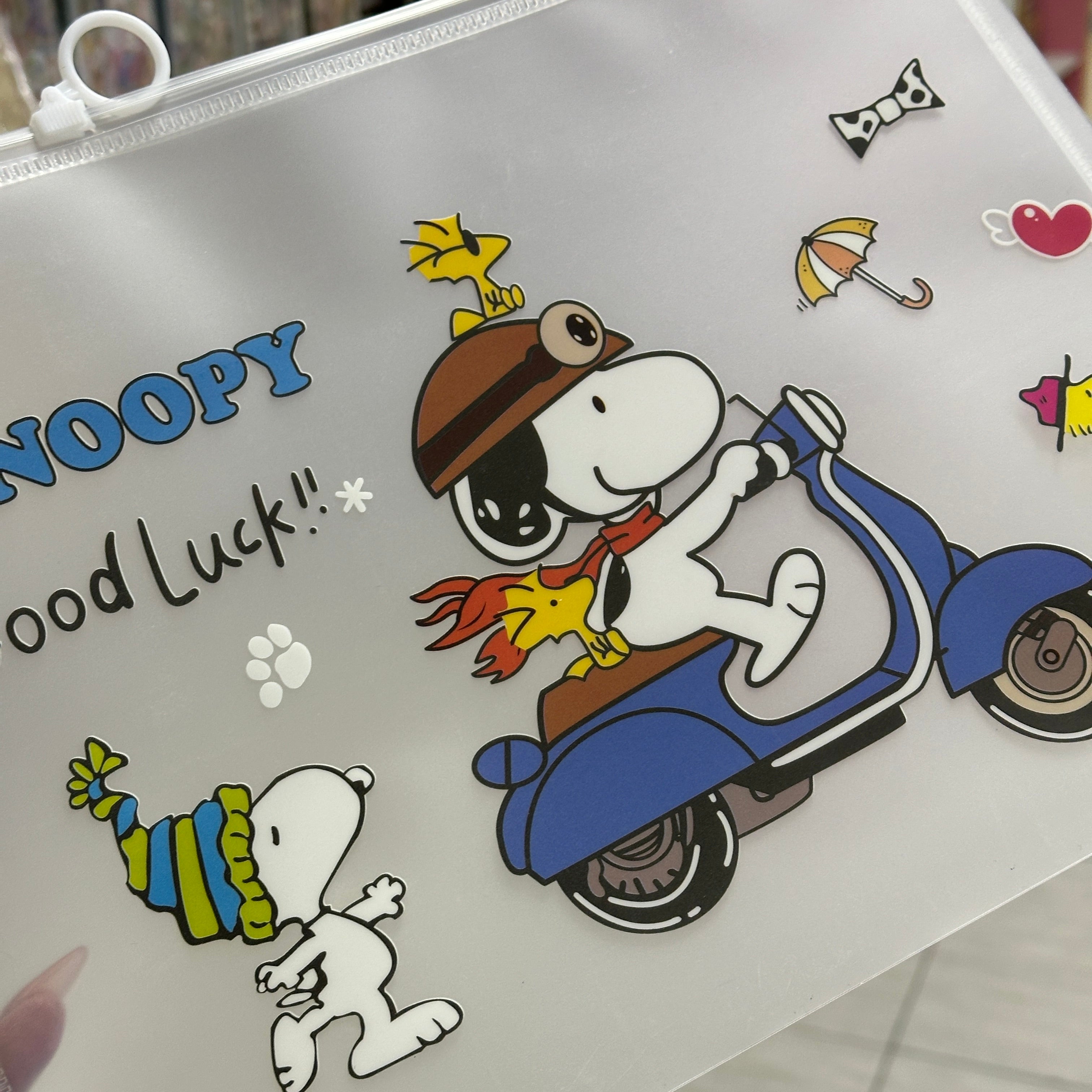 Folder transparente Snoopy