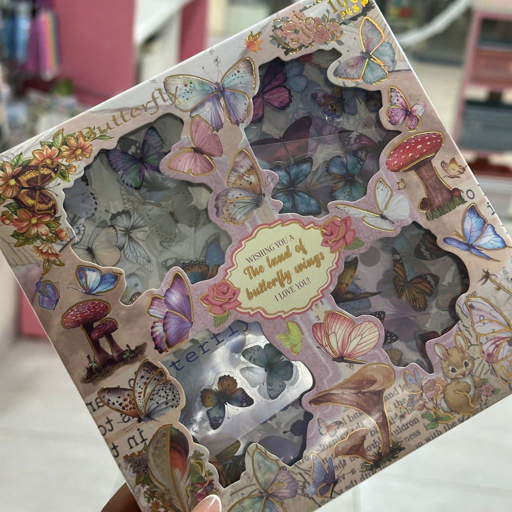 Caja stickers Vintage - 100 planchas