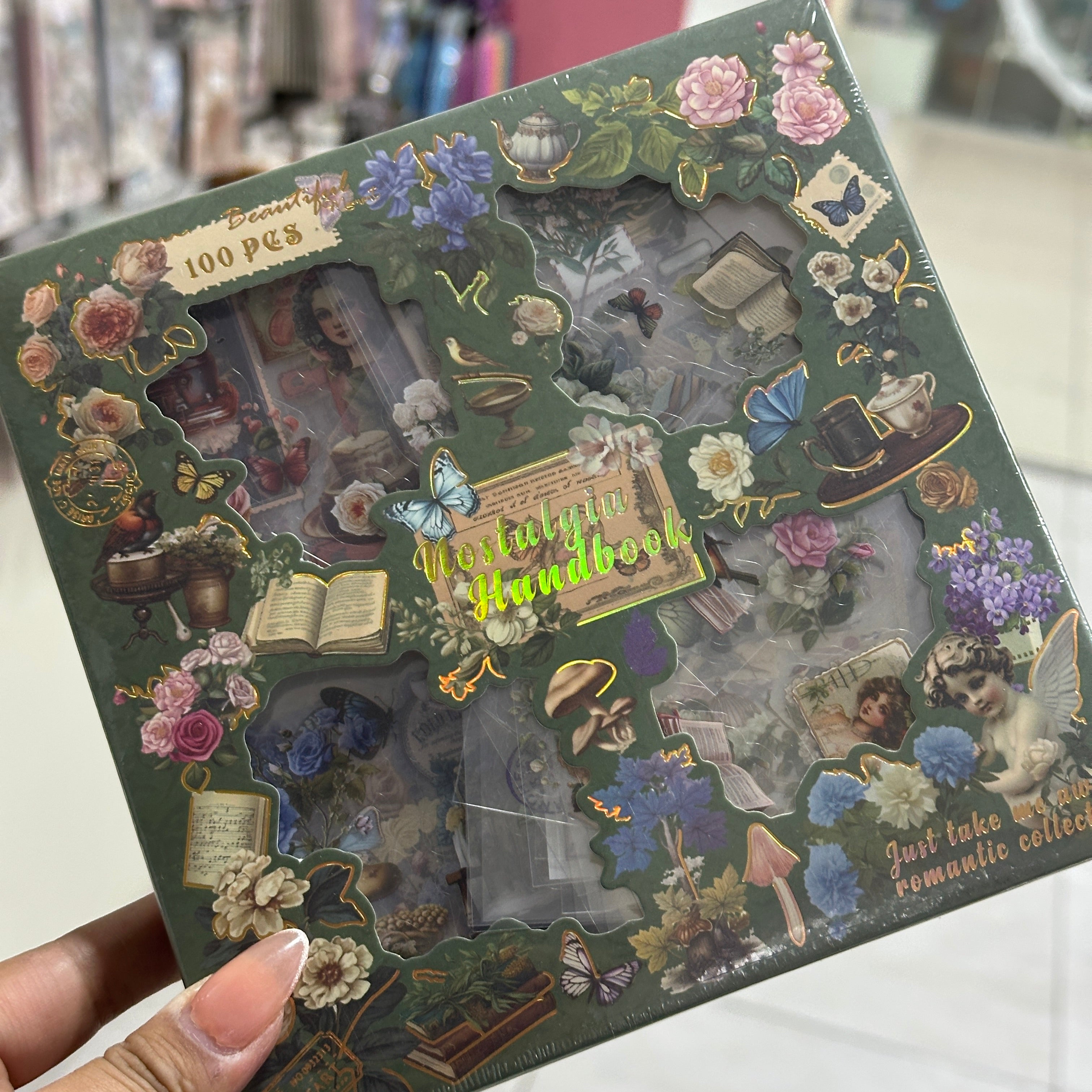 Caja stickers Vintage - 100 planchas