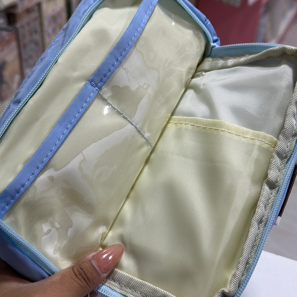 Estuche Bolsillo transparente - 2 cierres